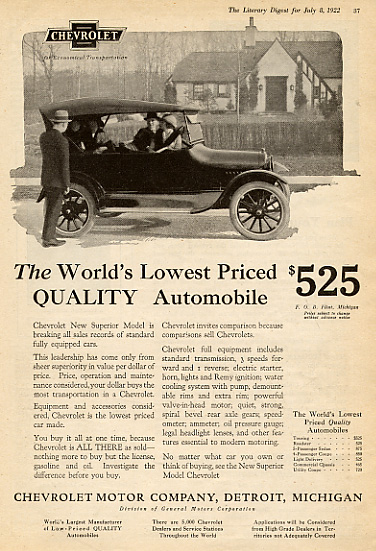 1922 Chevrolet 5